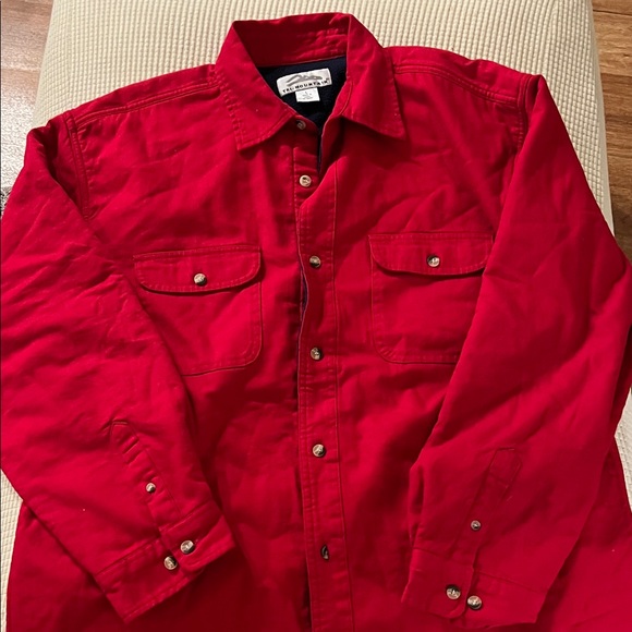 Tri Mountain Men's Denim Shirt Jacket - Picture 1 of 7